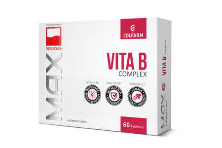 Max Vita B complex, 60 tabletek