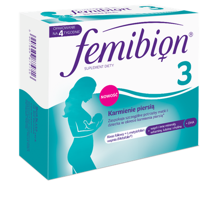 Femibion 3 Karmienie piersią, 28 tabletek + 28 kapsułek