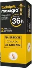 Tadalafil Maxigra 0,01g 2 tabletki powlekane 