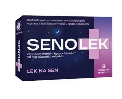 Senolek kapsułki miękkie 50 mg 8 kaps.