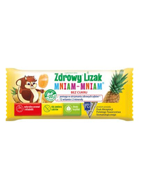 Zdrowy Lizak Mniam-Mniam o smaku ananasowym 1 sztuka
