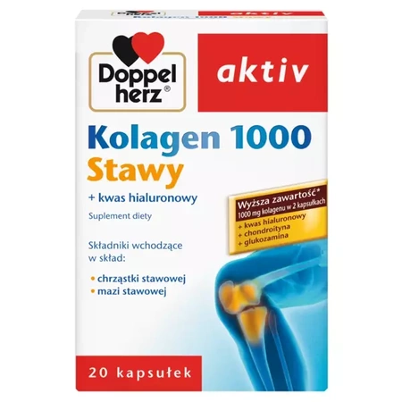 Doppelherz aktiv Kolagen 1000 Stawy 20 kapsułek