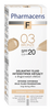 PHARMACERIS F delikatny fluid kryjący 03 SPF20, 30ml