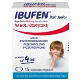 Ibufen mini Junior kaps.miękkie 100mg x 15szt