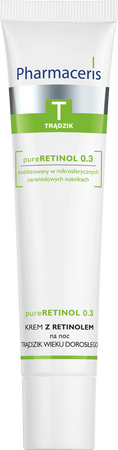 PHARMACERIS T PURERETINOL 0.3 Krem z retinolem na trądzik wieku dorosłego, 40ml