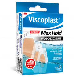 Plasterki VISCOPLAST Max Hold 12 sztuk