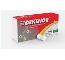 Dekenor tabletki powlekane  25mg 10 tabletek