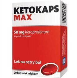 Ketokaps Max kapsułki miękkie 0,05 g 20 sztuk