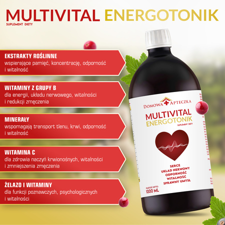  Multivital Energotonik płyn 1L 