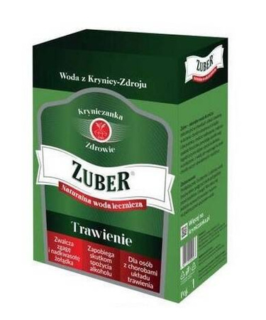 Zuber Woda lecznicza płyn, 3 l (karton)