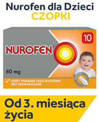 Nurofen 60mg, 10 czopków