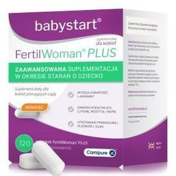 FertilWoman Plus, 120tabletek Data ważności 30.04.2026