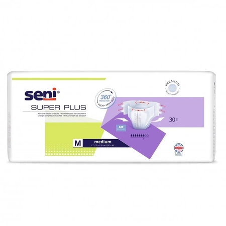 Pieluchomajtki Seni Super Plus M, 30 sztuk