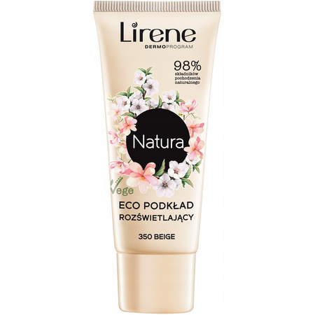 LIRENE NATURA ECO Podkład rozświetlający  350 beige