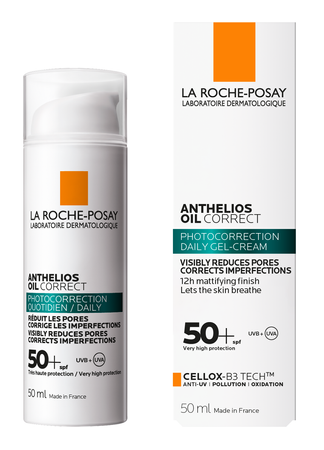 LA ROCHE-POSAY ANTHELIOS OIL CORRECT Codzienna fotokorekcja żel-krem SPF50+, 50mlData waznosci 2025.10.30