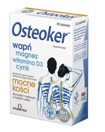 Osteoker (na mocne kości), 30 tabletek