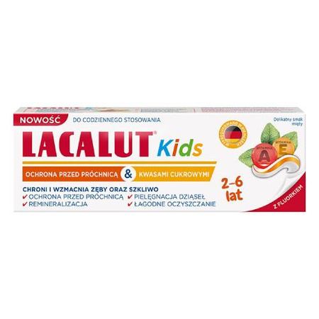 LACALUT KIDS Pasta d/zęb. 2-6  55 ml