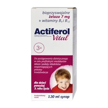 Actiferol Vital 3+ syrop, 120 ml