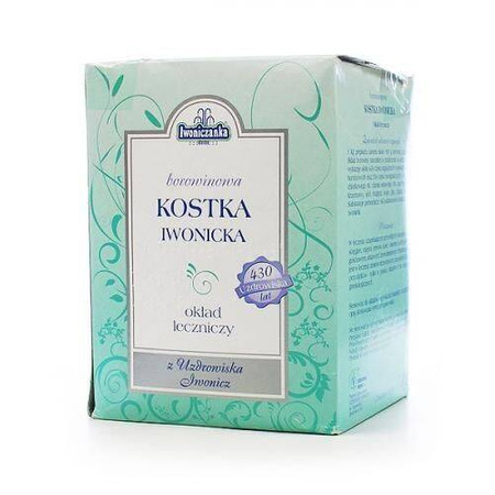 Borowinowa kostka iwonicka okład leczniczy  1kg