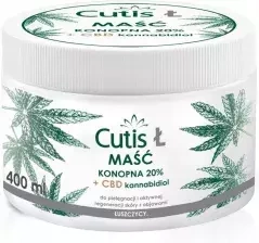 CUTIS Ł-Łuszczyca Maść konopna 20%+CBD, 400ml