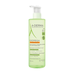 A-DERMA EXOMEGA CONTROL Żel do mycia 2w1, 500 ml