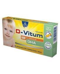 D-Vitum KIDS 600 j.m. kapsułki twistoff 30 kaps