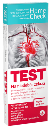 Test Na niedobór żelaza 1 szt.