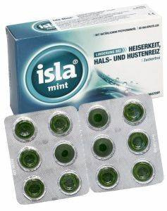 Isla-Mint 60 pastylek, import 