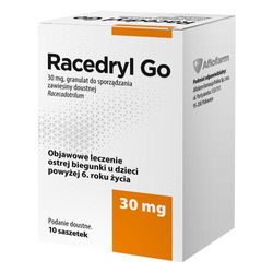 Racedryl Go, 30 mg, granulat do sporządzania zawiesiny doustnej