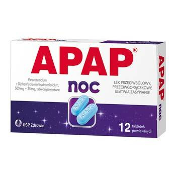 Apap Noc, 12 tabletek