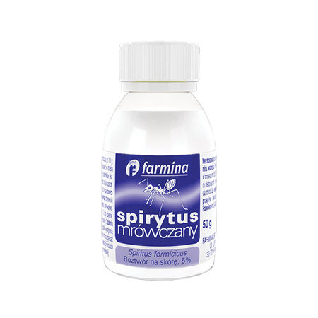 Farmina Spirytus mrówczany roztwór na skórę, 50g 