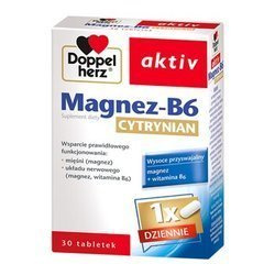 Doppelherz aktiv Magnez-B6 Cytrynian 30 tabletek