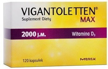 Vigantoletten Max 2000 j.m. 120 kapsułek