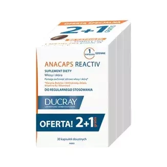 DUCRAY Anacaps REACTIV 90 kaps 3x30 sztuk