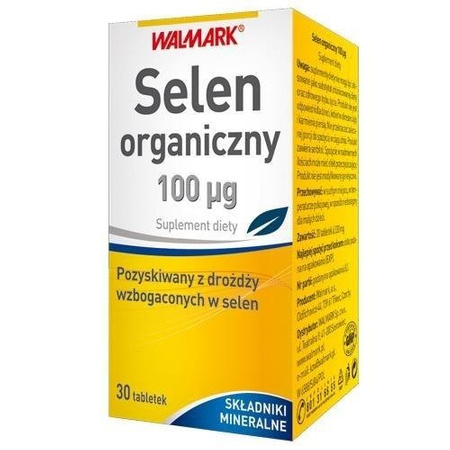 Selen 100mcg, 30 tabletek