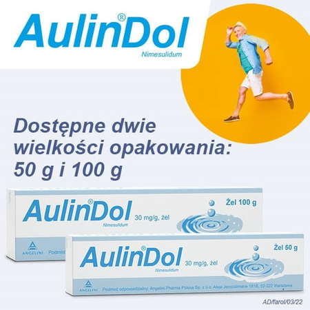 AulinDol żel 0,03 g/g 50 g (tuba)