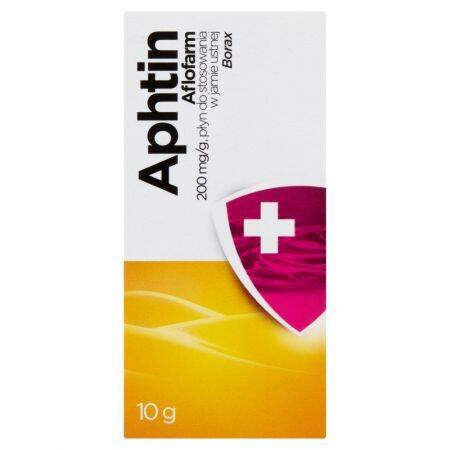 Aphtin Aflofarm płyn do stosowania w jamie ustnej, 200 mg/g, 10g