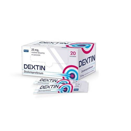 Dextin roztwór doustny 25mg, 20 saszetek po 10ml