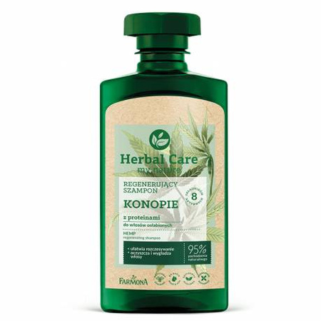 FARMONA HERBAL CARE Regenerujący szampon Konopie,330ml