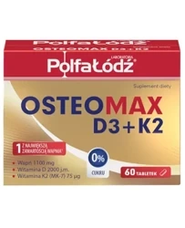 Laboratoria PolfaŁódź Osteomax D3 + K2, 60 tabletek 