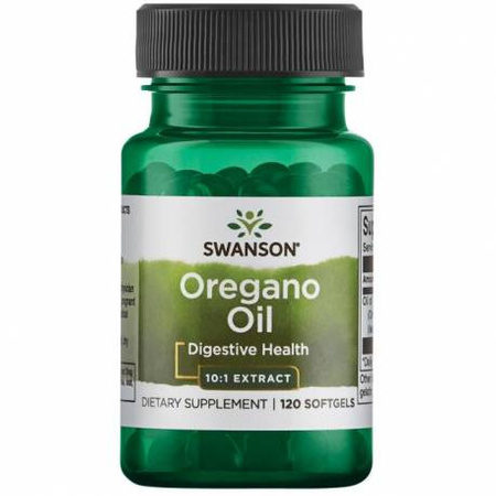 SWANSON OREGANO OIL 10:1 150mg, 120 kapsułek