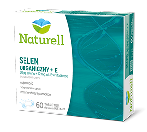 NATURELL Selen organiczny +E, 60 tabletek