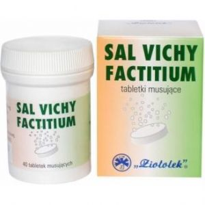 Sal Vichy artificiale, 40 tabletek musujących