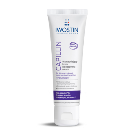 IWOSTIN CAPILLIN Krem wzmacniający naczynka na noc 40ml