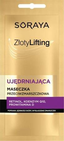 SORAYA ZŁOTY LIFTING Ujędrniająca Maseczka