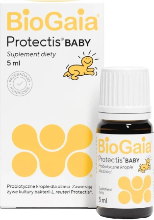 BioGaia ProTectis Baby krople 5 ml  Data waznosci 2026.05