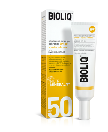 BIOLIQ SPF Mineralna Emulsja ochronna SPF 50, 30ml