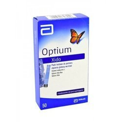 Optium XIDO test paski, 50 sztuk