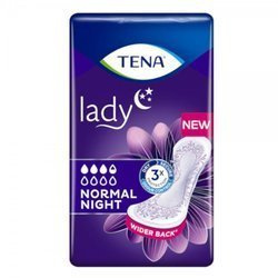 TENA Lady Normal Night, pieluchy anatomiczne,10 sztuk