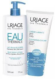 Uriage Zestaw Eau Thermale Jedwabisty balsam 500ml + Creme lavante 200ml